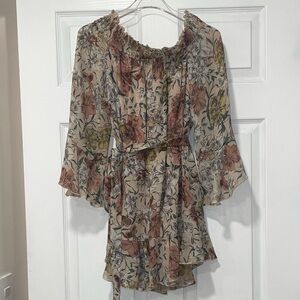 Luxxel Floral Mini Dress - Multicolor